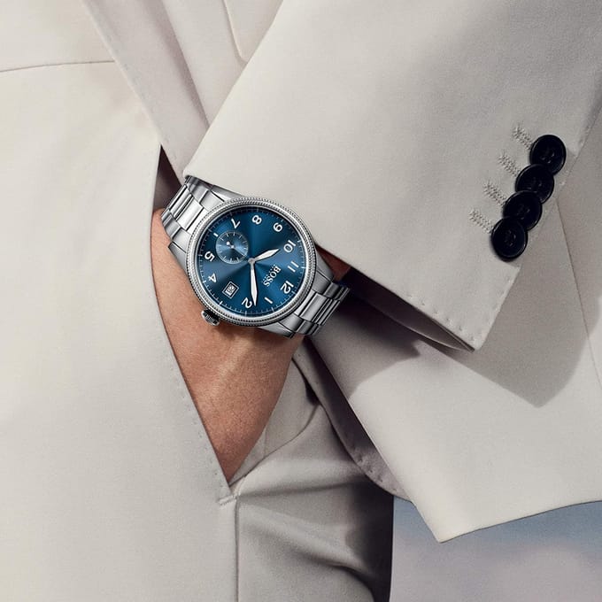 Hugo Boss 1513707 Herenhorloge 44 blauw