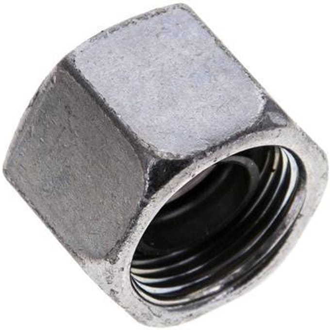 14 S M22x1.5 End Cap Stalen FKM