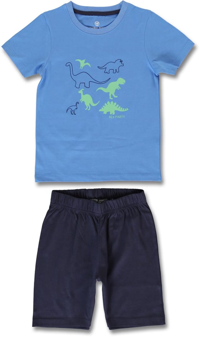 Lemon Beret pyjama jongens - blauw - 153483 - maat 110