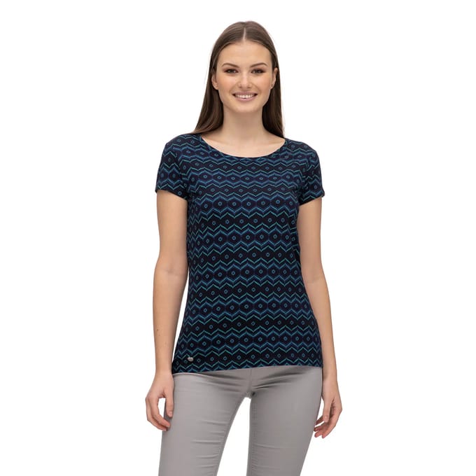T-shirt dames Ragwear Mintt Zig Zag