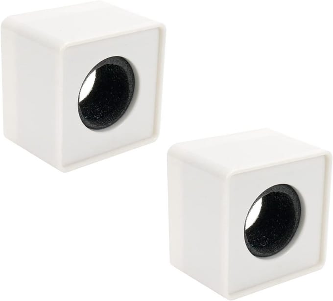 2 Stuks Microfoon Standaards voor Interviews - Vierkante Vlaggen