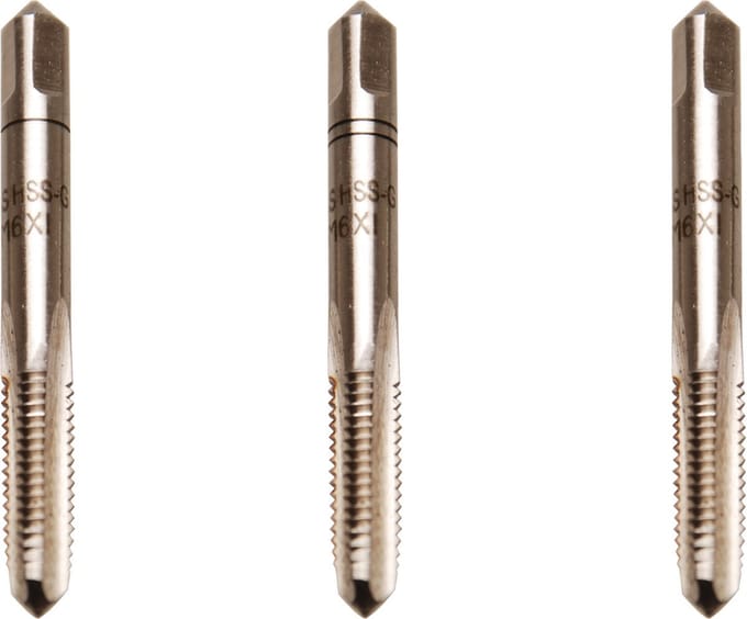 BGS Draadsnijtapset voor-, middel- en nasnijder M6 x 1,0 3 delig