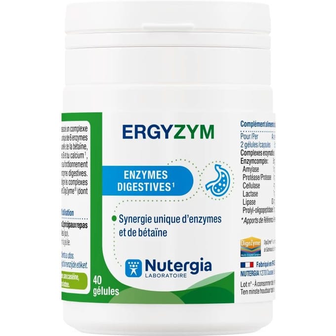 Nutergia Ergyzym 40 Capsules