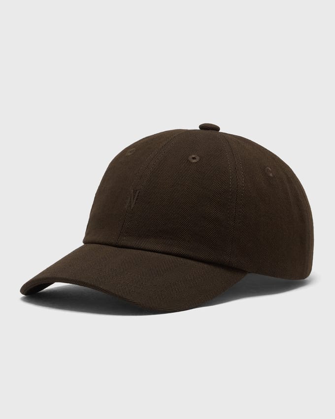 Cotton Wool Herringbone Twill 6-Panel Cap