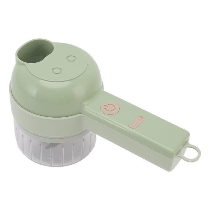 4 in 1 Elektrische Groentesnijder Mini 200ml USB Opladen Handheld Draadloze Voedselprocessor voor beige
