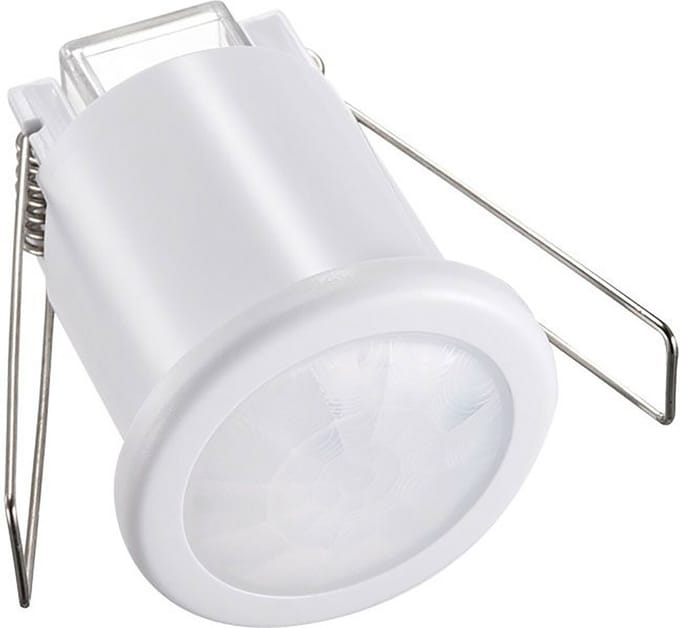 Bewegingssensor PIR - Kozolux - 6m - Max 200W - 360D - Inbouw - Rond - Wit
