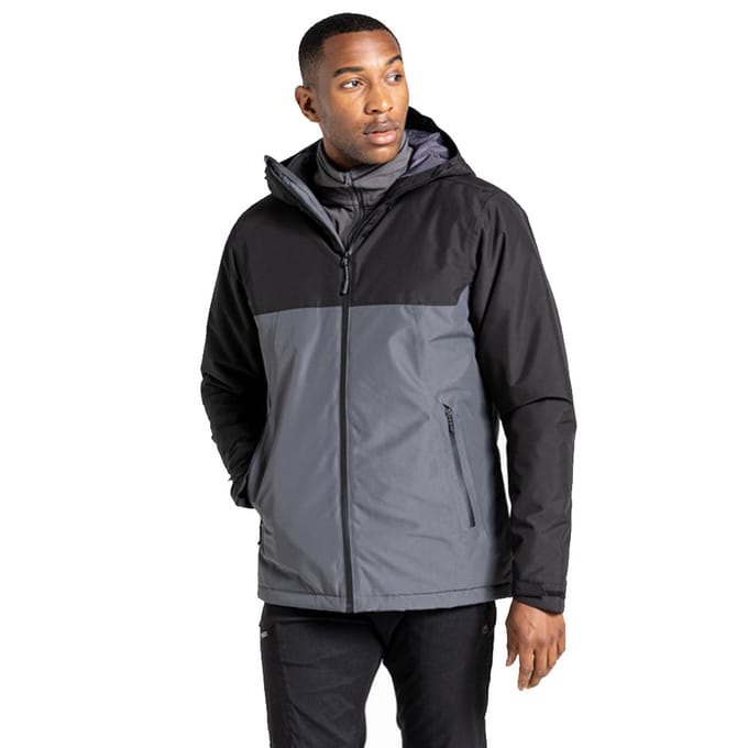 Craghoppers Heren Expert Thermic geïsoleerd jack (Grijs/Zwart)