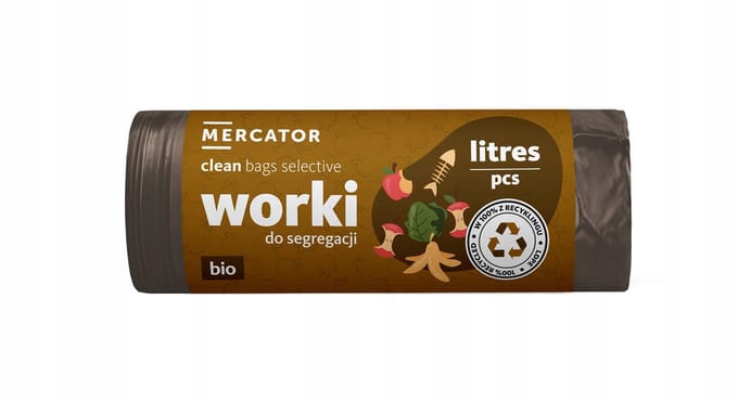Mercator Medical - Bioafvalzakken - 120l - Bruin - Perforatie