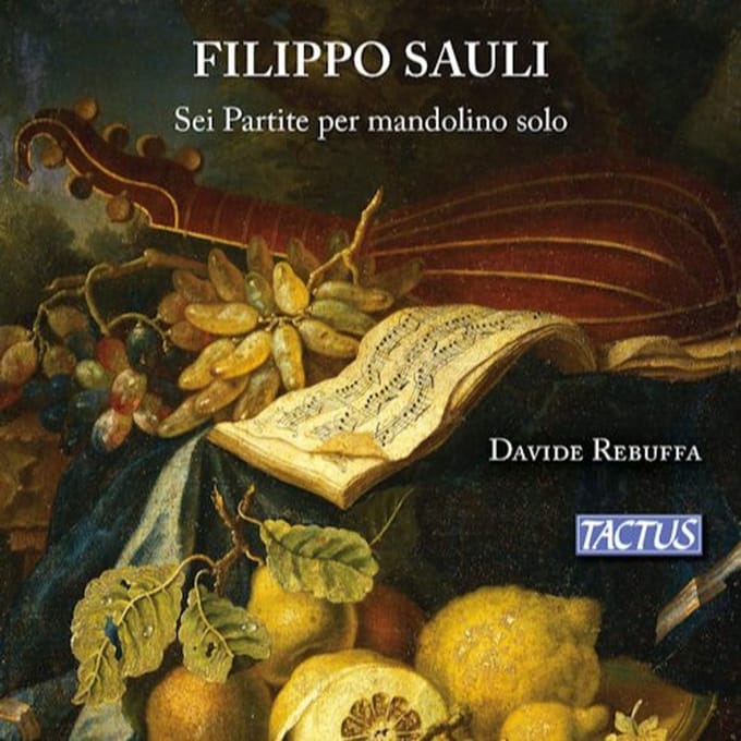 Davide Rebuffa - Sauli: Sei Partite Per Mandolino Solo (CD)