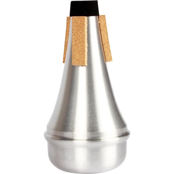Mini Draagbare Geluiddemper van Aluminiumlegering voor Trompet Instrument Accessoire gray