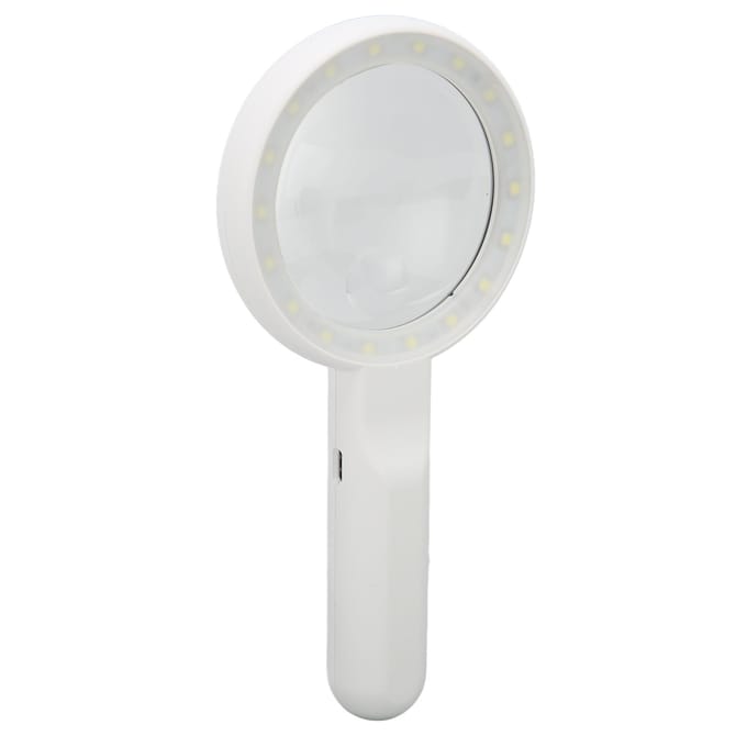 Vergrootglas 5X 12X Handheld Vergrootglas met 18 stuks LED voor Lezen Inspectie