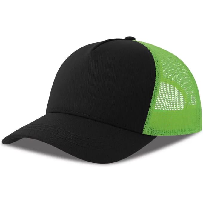Katoenen trucker pet Atlantis Headwear Rapper