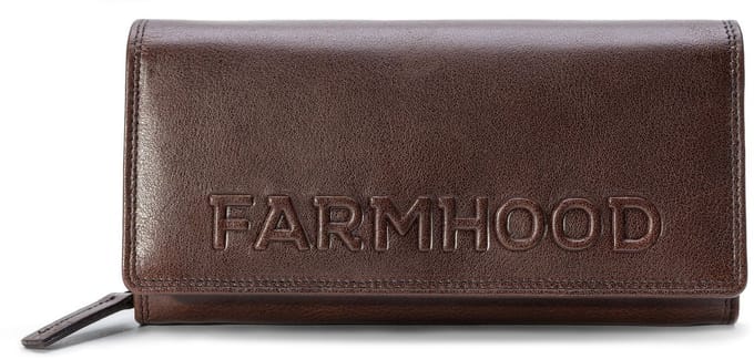 Farmhood Portemonnee Memphis Wallet Dark Brown Donkerbruin