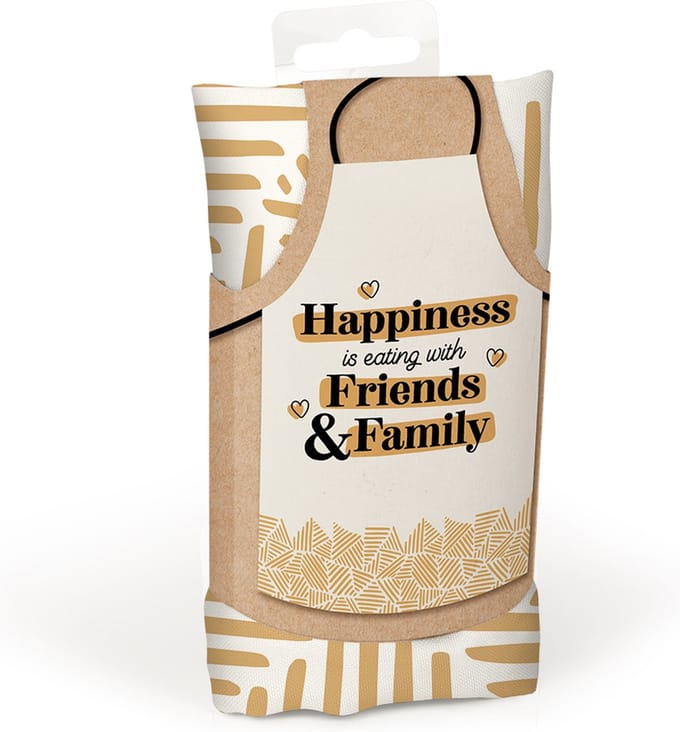 Keukenschort Happiness Cadeautip !!