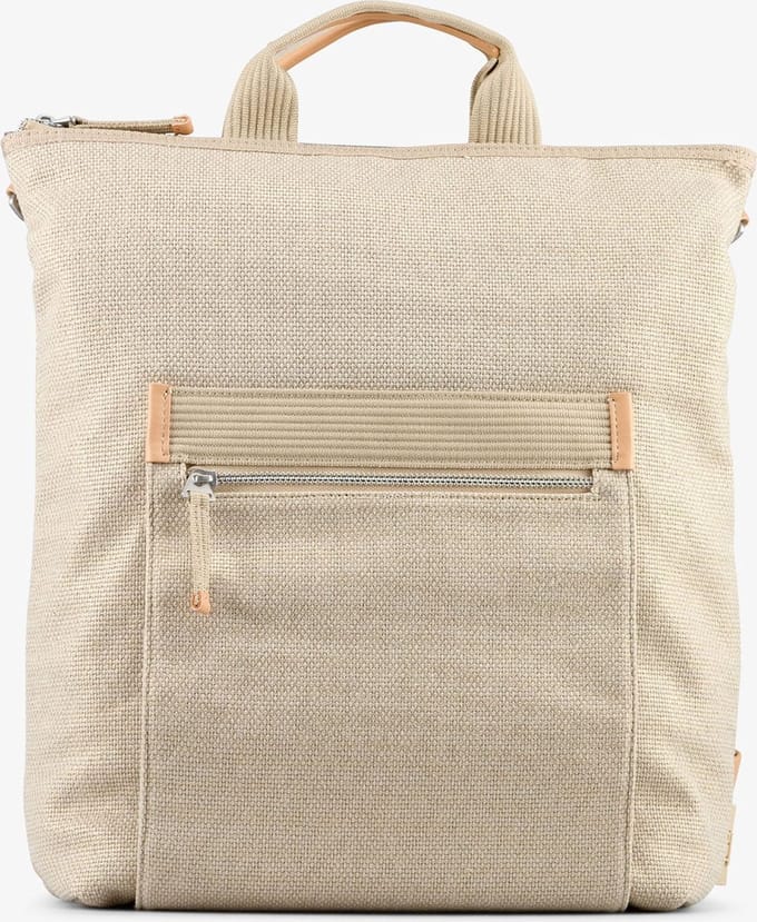 JOST schoudertas laptoptas met laptopvak Kerava X-Change Bag Gold beige