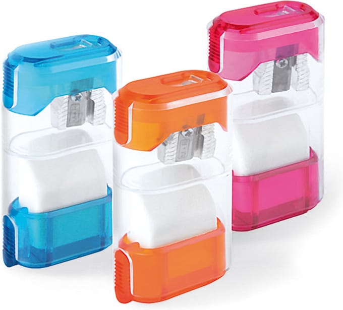 Möbius & Ruppert puntenslijper - enkel met gum - assorti display 20 stuks - MR-09550000