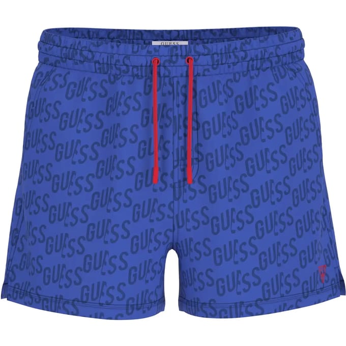 Korte Guess Swimtrunk Wavy Logo
