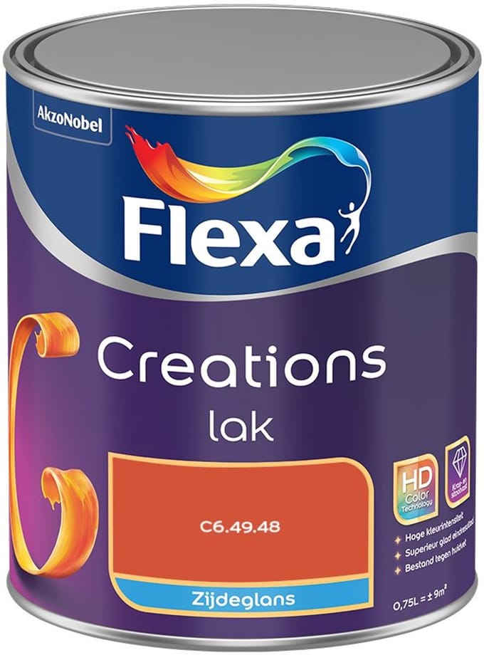 Flexa - Creations Lak Zijdeglans - C6.49.48 - Mengverf - 750 Ml