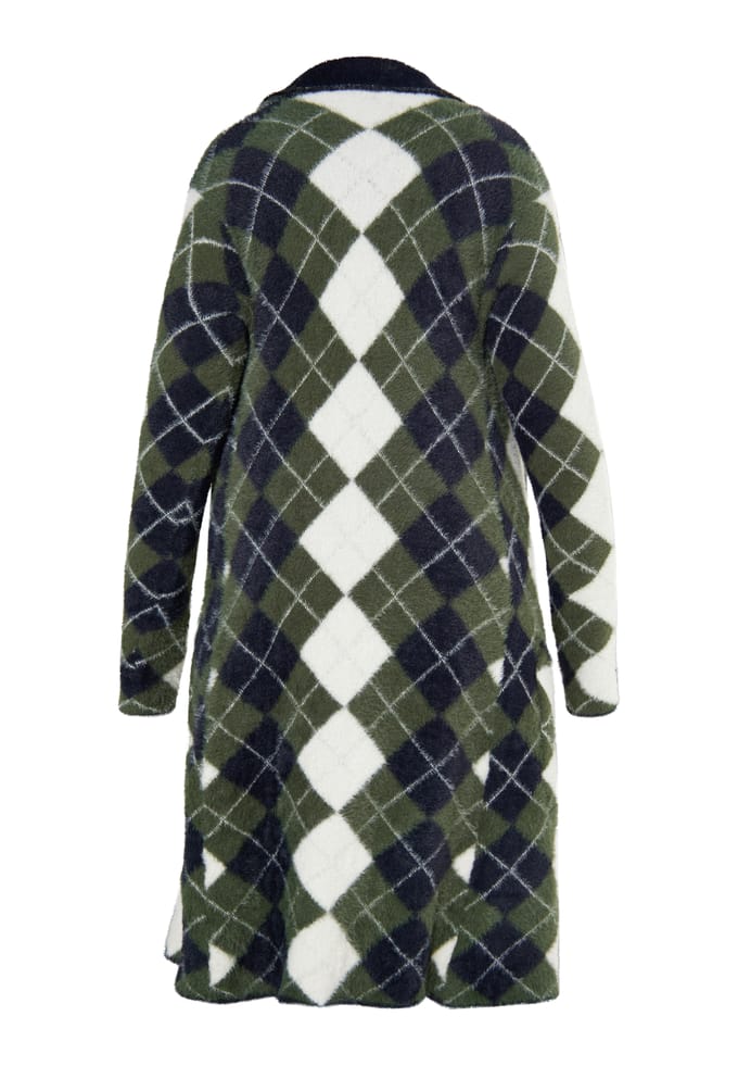Mymo Vest Dames Zwart Groen Veelkleurig