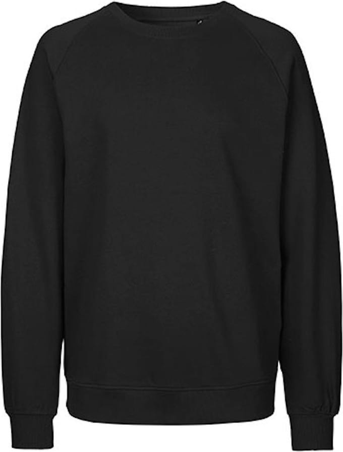 Neutral - Unisex Sweatshirt - Black - 100% Biologisch Katoen maat 4XL
