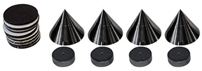 Sub-watt absorber spikes set van 4 voor HiFi-componenten
