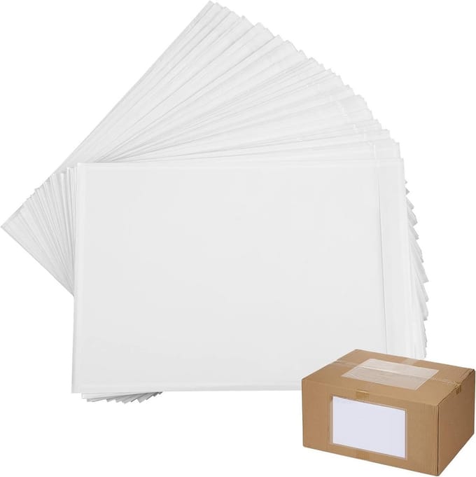 Solidchoice - Set van 1000 Verzendlabelhoezen voor Documenten