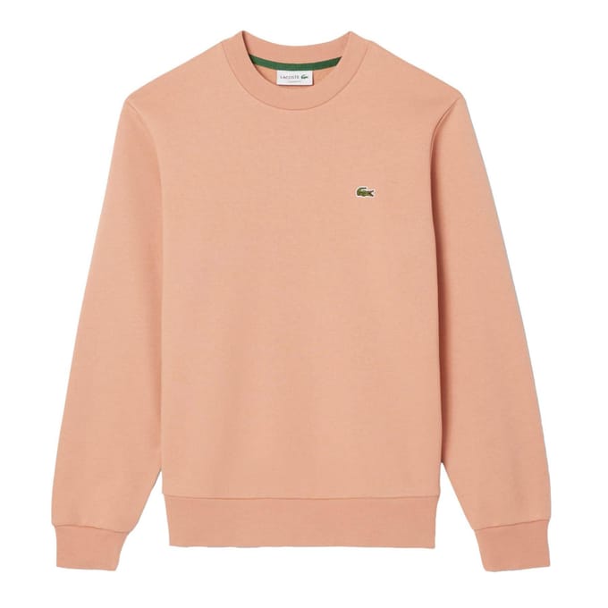 Lacoste Heren Sweatshirt met Geborduurd Logo (Oranje)