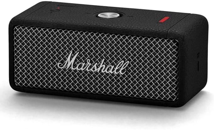 Marshall Emberton II - Bluetooth Speaker - Zwart & Staal