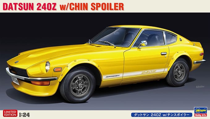 Hasegawa Modelbouwpakket Militaire voertuigen - 20487 Datsun 2402 with Spoiler Car Plastic - 1:24 - Modelbouw