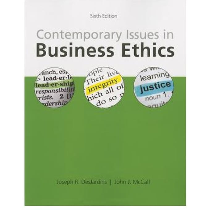 Contemporary Issues In Business Ethics - DesJardins, Joseph R