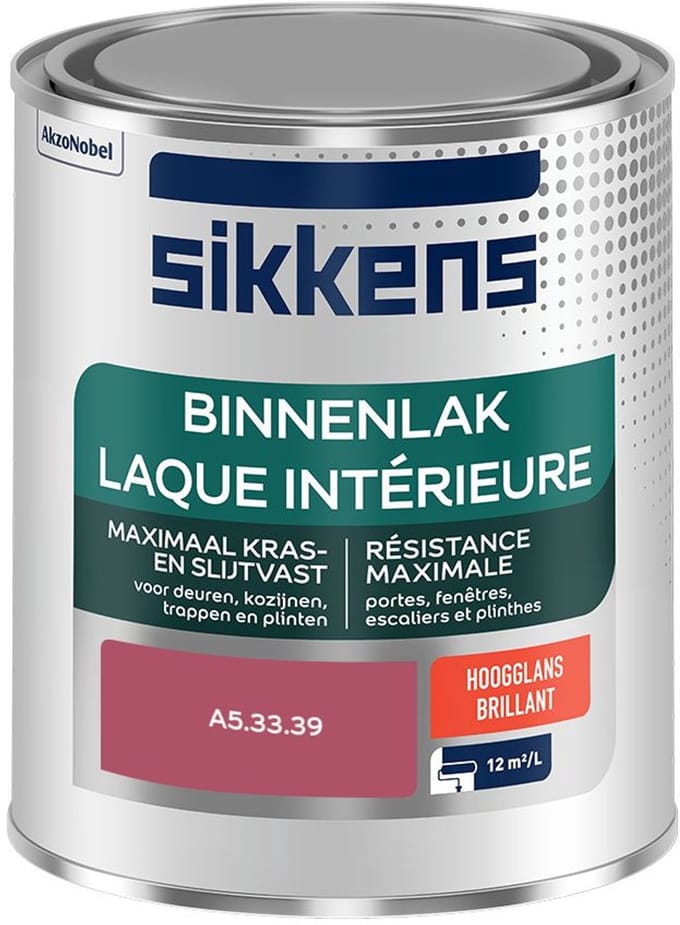 Sikkens - Binnenlak Hoogglans - A5.33.39 - Mengverf - 750 Ml