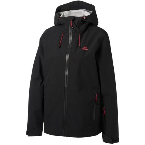 CRIVIT Dames hardshell ski-jas Touring met RECCO systeem (Zwart, S (36/38))