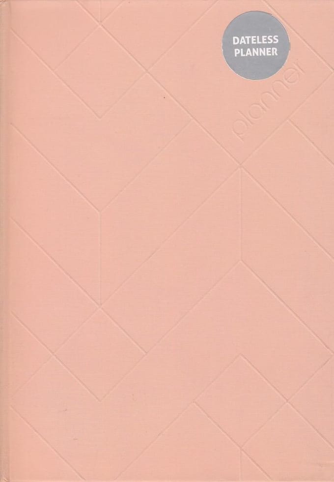 Dateless planner Roze + bulletpagina