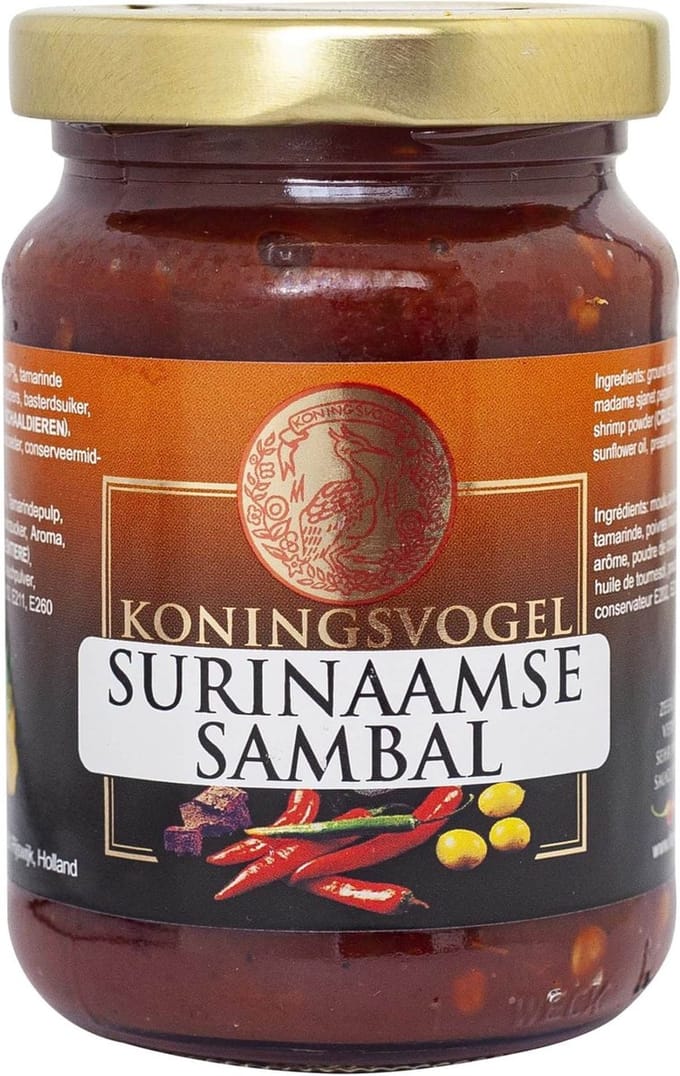 Koningsvogel - Surinaamse Sambal - 6 x 200g