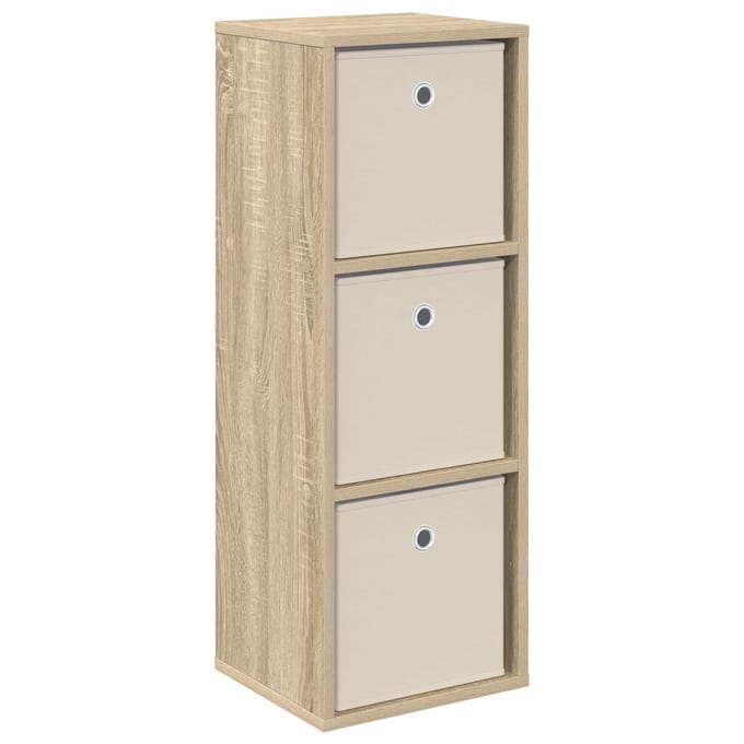 vidaXL - Dressoir - met - lade - Sonoma - Eik - 30,5 - x - 27 - x - 84,5 - cm