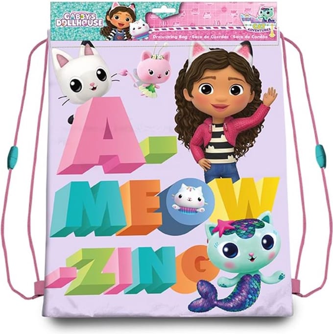 Euromic GABBY'S DOLLHOUSE Drawstring gym bag 30 x 40 cm