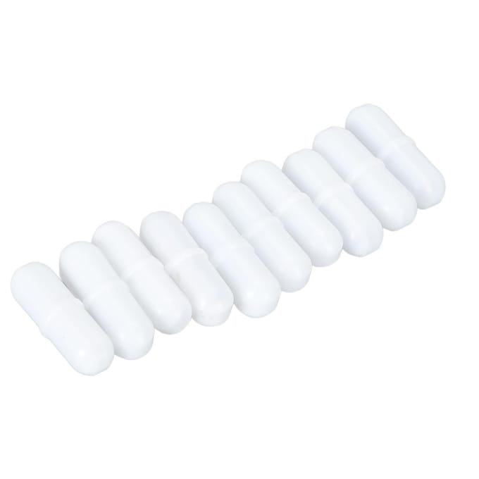 10 stuks Magnetische Roerstaaf Set 9x28mm Temperatuurbestendig PTFE Magnetische Roerder Mixer Staaf voor white