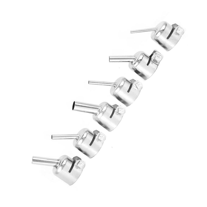 6 stuks schuine mondstuk 850 voor heteluchtpistool soldeer- desoldeerstation accessoires