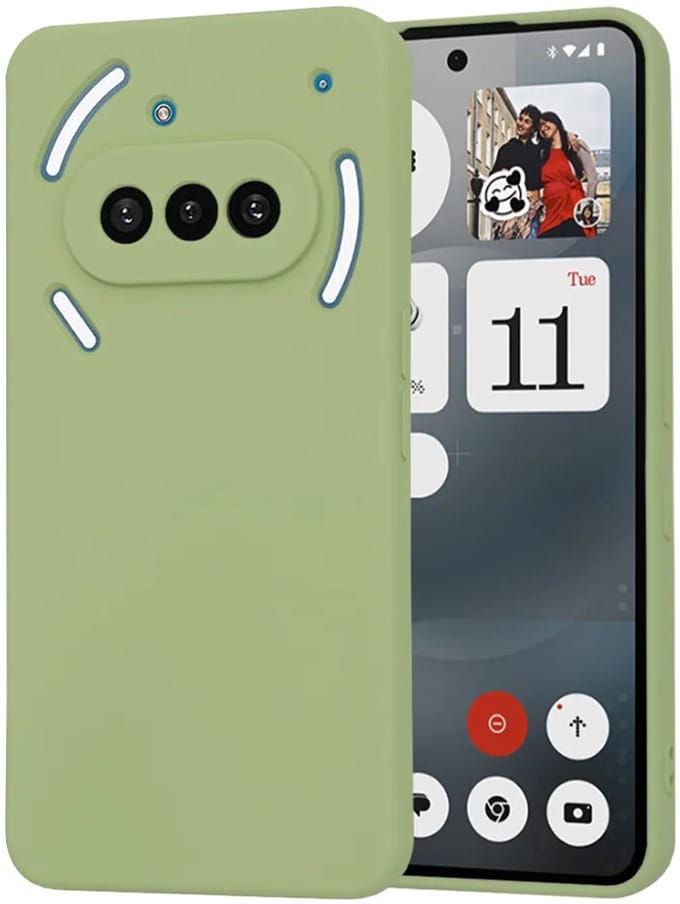 Hoesje geschikt voor Nothing Phone (3a) - Techsuit Soft Flex Silicone Back Cover - Matcha