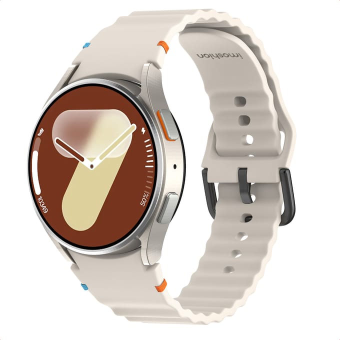 imoshion Wave Siliconenband voor de Samsung Galaxy Watch 4 / 5 / 6 / 7 / FE (20 mm) - Starlight