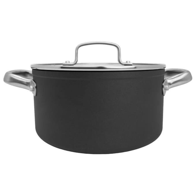 Faitout - ARCOS - Samoa - Aluminium Forge - Anti-Adhésif - 20 cm - Couvercle Verre