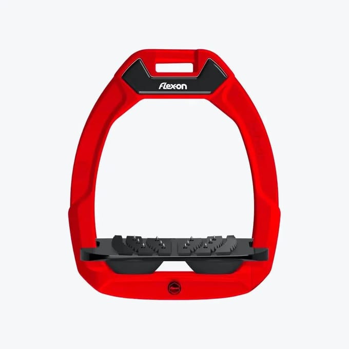 Plat Ultra Grip Veiligheidseinden Rood/Zwart/Zwart Flex-On Safe-On