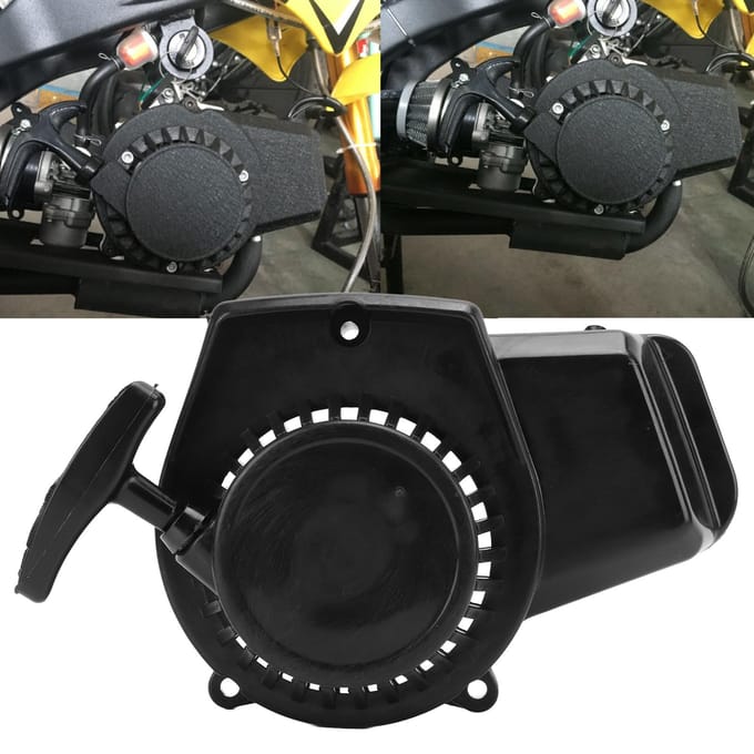 Trekstarter voor 2-takt 47?49cc Dirt Pocket Mini Quad Motorplaat Auto-onderdelen