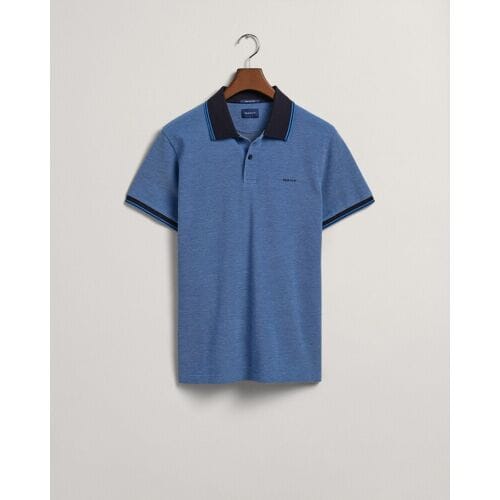 Gant poloshirt korte mouw blauw