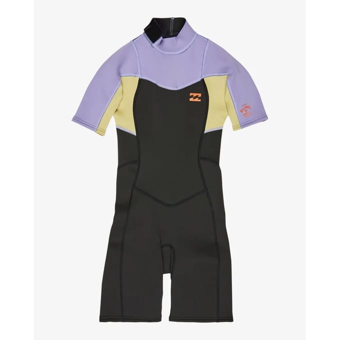Shorty surf wetsuit voor meisjes Billabong 2/2n Synergy