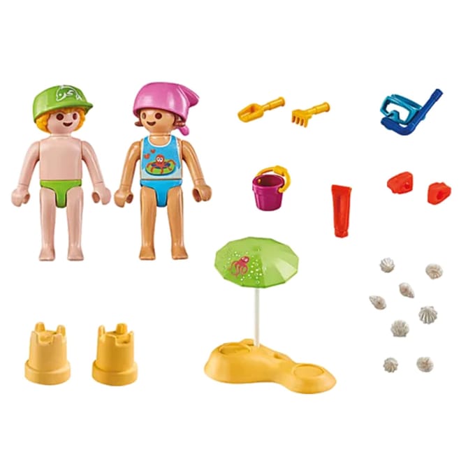 PLAYMOBIL Special Plus Kinderen met zandkasteel - 71581
