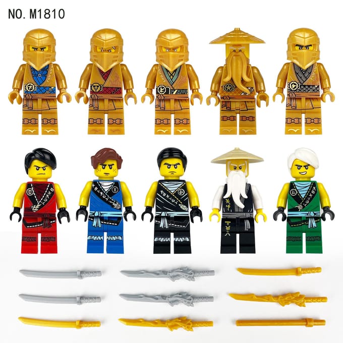 Phantom Bouwsteen Figuur Speelgoed M8091 M8093 M1804 M1810 M8030 M8083 yellow