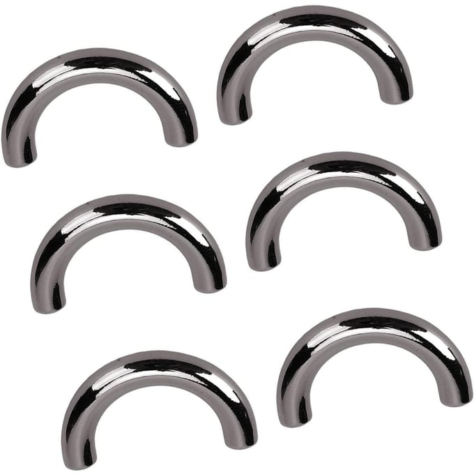 20 Sets Fermoir de Suspension de Sac à Main Pont Arche Forme U Connecteurs de Sac Fermoir 19.5x14mm avec Vis 5.5mm