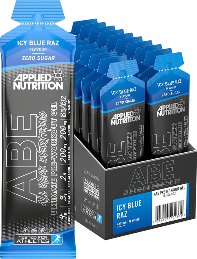 Applied Nutrition ABE Ultimate Pre-Workout Gel (20x60g) Icy Blue Raz - Pre-Workout - Pre-Workout Shots