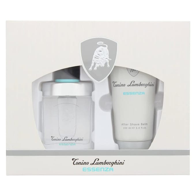 Set Tonino Lamborghini: Essenza, Eau De Toilette, Voor Mannen, 40 ml + Essenza, Hydraterende, Aftershave Balsem, 100 ml